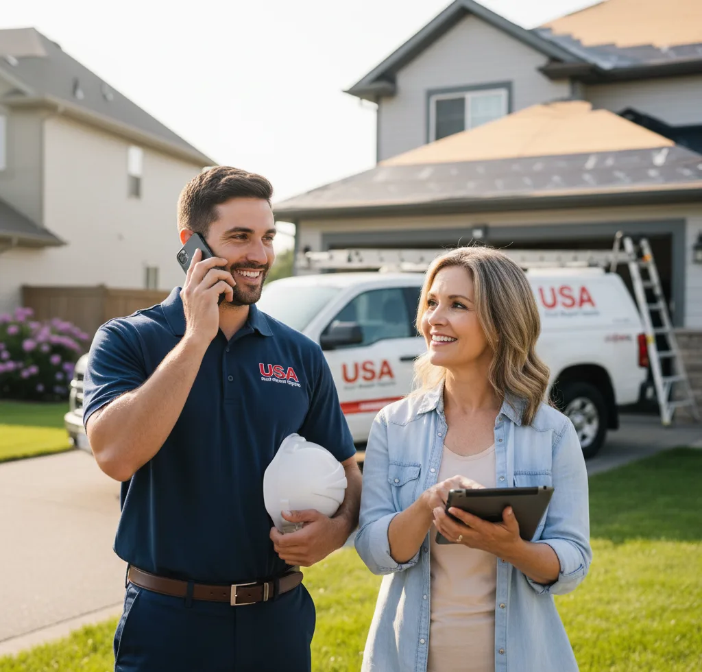 USA Roof Repair Experts customer support in Cornish